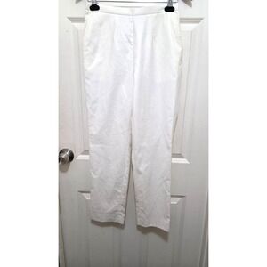 NWT The Tailory X BHLDN Women's Ivory Trousers Formal Dressing Office Pants Size